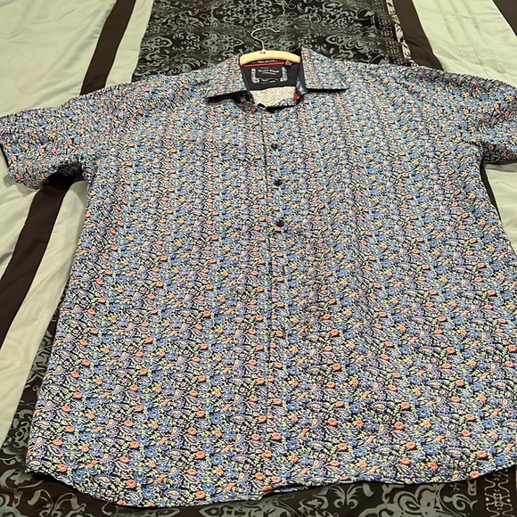 Silver Stone casual button down shirt.  Brand new XXXL, modern fit. Runs smaller - Picture 6 of 8